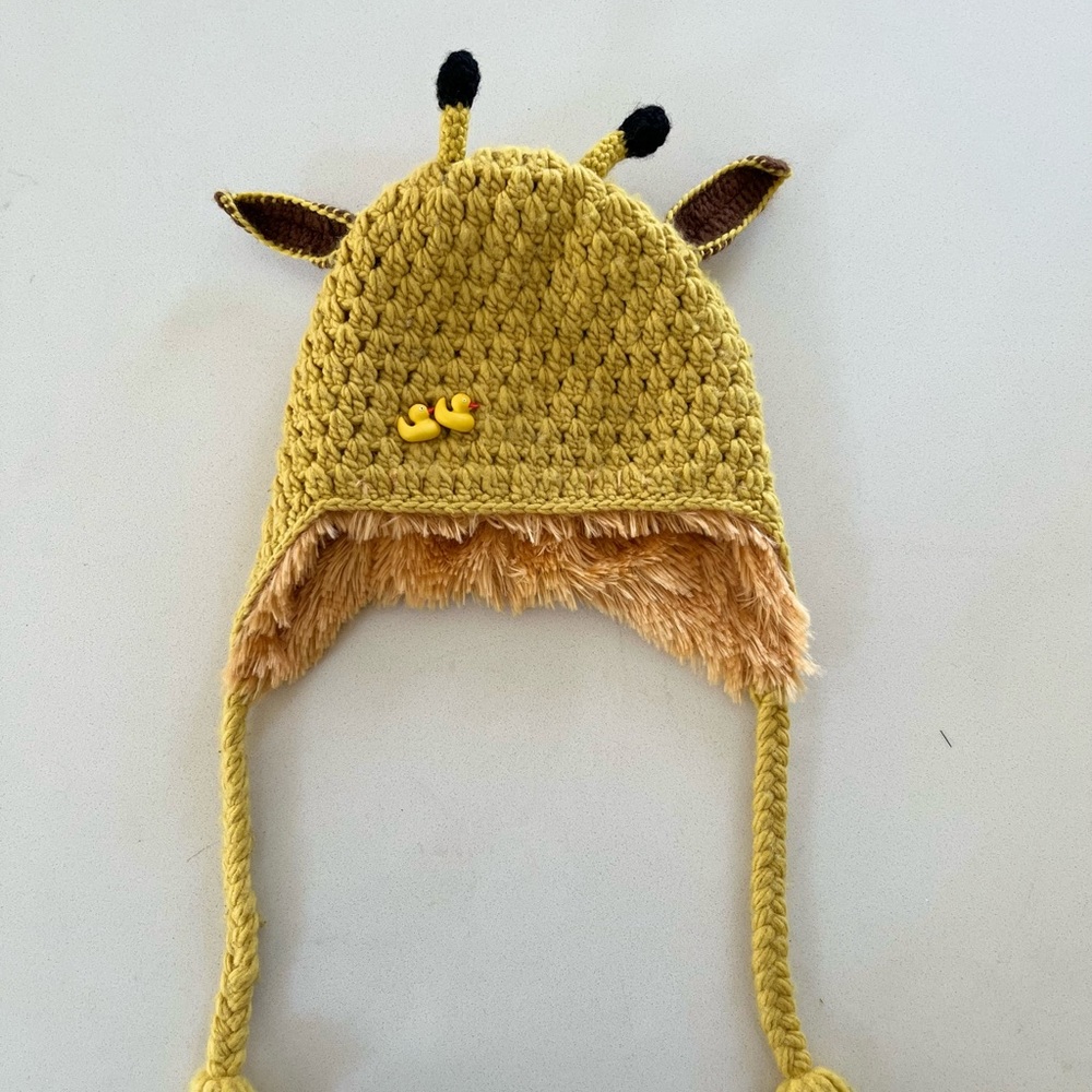 KnitWits Giraffe Winter Hat - ML